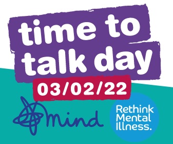 Time to talk day: 3 February