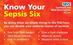 Back to basics: Spotting the red flags and screening for Sepsis