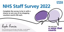 NHS Staff Survey closes today – don’t miss out on having your say