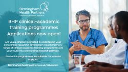 Clinical Academic Training Programme – Application Open until November 2023