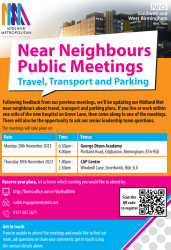 Near neighbours public meetings: 20 and 30 November