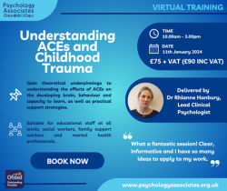 Understanding ACEs and Childhood Trauma Virtual training