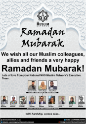 Ramadan guidance from National NHS Muslim Network