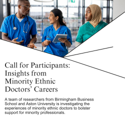 Call for participants: insights from ethnic minority doctor’s careers